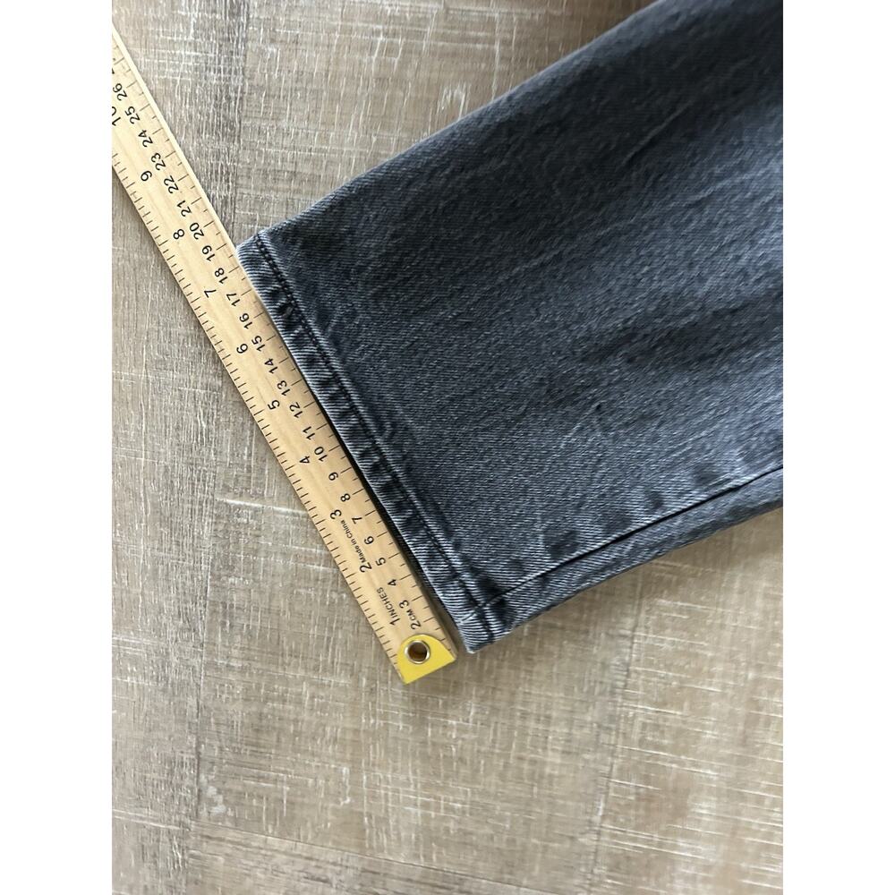 Levi's Jeans 70s High Slim straight Premium Womens 29 Faded Black Denim - Picture 7 of 11
